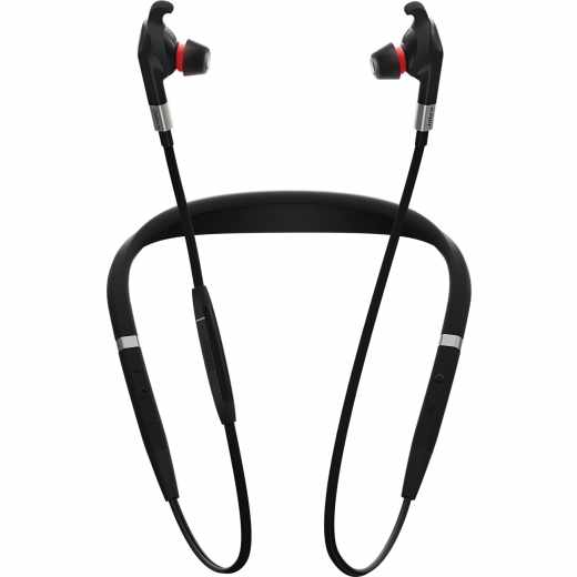 Jabra Evolve 75e MS Nackenb&uuml;gel Headset UC Wireless In-Ear Kopfh&ouml;rer schwarz