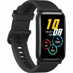 HONOR Watch ES Smartwatch 42mm Fitness Uhr AMOLED-Display schwarz