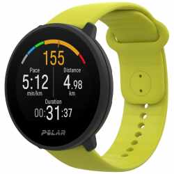 Polar Sportuhr Unite Lime Smartwatch S-L Fitnessuhr...