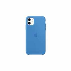 Apple iPhone 11 Silikon Schutzh&uuml;lle Back Cover Case MXYY2ZM/A Handyh&uuml;lle blau