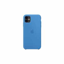 Apple iPhone 11 Silikon Schutzh&uuml;lle Back Cover Case MXYY2ZM/A Handyh&uuml;lle blau