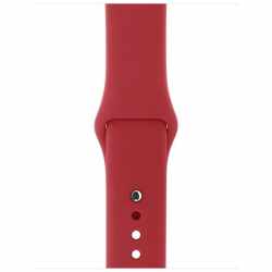 Apple Watch 2xSportband Armband Silikon Smartwatch 42mm S/M + M/L rot