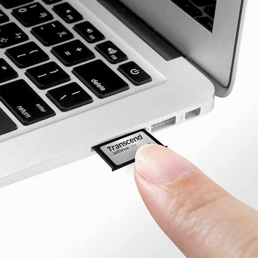 Transcend miniDrive 512 GB JetDrive Lite extra Speichererweiterung schwarz silber
