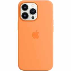 Apple iPhone Silikon Case mit MagSafe iPhone 13 Pro Handyh&uuml;lle Schutzh&uuml;lle marigold