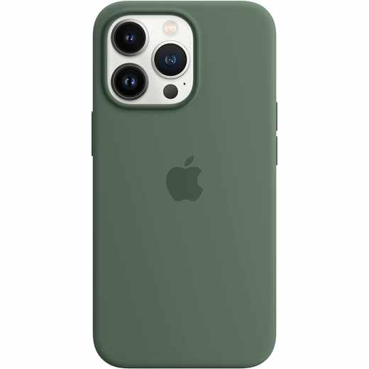 Apple Silikon Case mit MagSafe f&uuml;r iPhone 13 Pro Handyh&uuml;lle eukalyptus