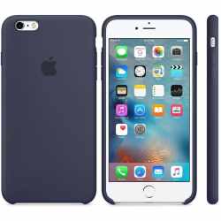 Apple Silikon Case iPhone 6/6S Plus Handyh&uuml;lle Schutzh&uuml;lle mitternachtsblau