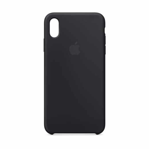 Apple iPhone XS Max Silikon Case Schutzh&uuml;lle Backcover Smartphone schwarz 