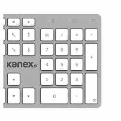 Kanex Multi-Sync Tastatur Bluetooth Appletastatur iMac Multimedia Tasten silber