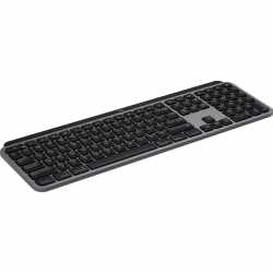 Logitech MX Keys Wireless Tastatur f&uuml;r Mac Bluetooth USB QWERTZ kabellos grau