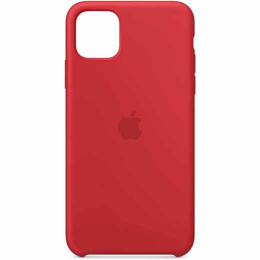 Apple Silikon Case f&uuml;r  iPhone 11 Pro Max Handyh&uuml;lle Schutzh&uuml;lle rot