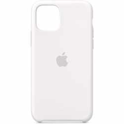 Apple Schutzh&uuml;lle iPhone 11 Pro Silicone Case Wireless Charging Handyh&uuml;lle wei&szlig;