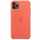 Apple Silicon Case iPhone 11 Pro Max Schutzh&uuml;lle H&uuml;lle Wireless Charging orange