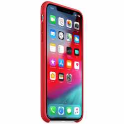 Apple Silicon Case iPhone Xs Max Schutzh&uuml;lle H&uuml;lle Wireless Charging rot