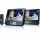 Lenco MES-405 9 Zoll Twin DVD-Player DVD-Player USB- &amp; SD-Karten-Anschluss schwarz