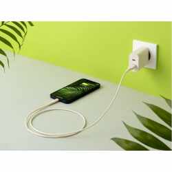 Networx Eco-Friendly Greenline Daten-und Ladekabel USB-C Lightning Ladekabel braun