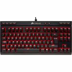 Corsair K63 Tastatur Mini USB Spanisch Gaming Tastatur LED schwarz rot