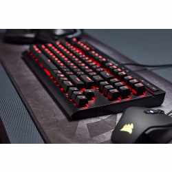 Corsair K63 Tastatur Mini USB Spanisch Gaming Tastatur LED schwarz rot