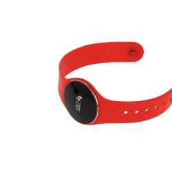 MyKronoz Powerarmband ZeCircle Fitnessband Uhr Touchscreen Sleep Tracker rot