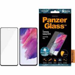 PanzerGlass Schutzglas Samsung Galaxy S21 FE Echtglas-Displayschutz klar