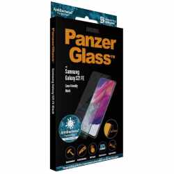 PanzerGlass Schutzglas Samsung Galaxy S21 FE Echtglas-Displayschutz klar