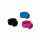 Networx Armband f&uuml;r Fitnesstracker 3er Pack Zubeh&ouml;r UP Move schwarz blau pink