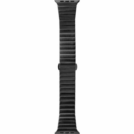 LAUT Link Edelstahl Armband f&uuml;r Apple Watch 42/44 mm Smartwatcharmband schwarz