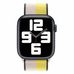 Apple Sport Loop Apple Watch Armband Smartwatch Armband 45mm Nylongewebe beige gelb