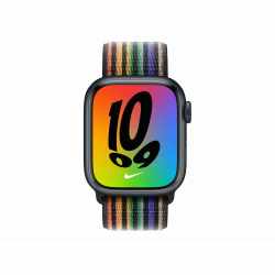 Apple Watch Armband Pride Edition Nike Sport Loop Smartwatch Armband 41 mm Nylon bunt
