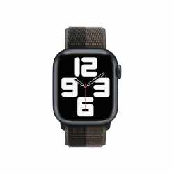 Apple Watch Sport Loop Watch Armband Smartwatch 41mm tornado grau