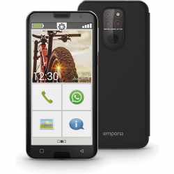Emporia SMART.5 LTE Smartphone Android Handy Seniorenhandy 5,5 Zoll 32 GB schwarz