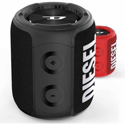 Diesel Speaker SS22 Bluetooth Lautsprecher Bass Boost Mikrofon Streaming schwarz