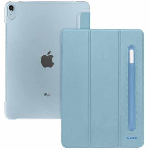 Laut HUEX FOLIO Tableth&uuml;lle Schutzh&uuml;lle iPad Air 10,9 Zoll 2020/22 hellblau
