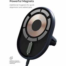 iOttie Magnetic Velox MagSafe Air Vent Charger iPhone Ladeger&auml;t KFZ schwarz