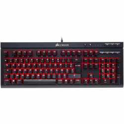 CORSAIR Gaming K68 MX Red Gaming Tastatur FR (Franz&ouml;sisch) schwarz rot 