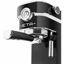 ETA Espressomaschine im Retro Design STORIO Siebtr&auml;germaschine Wassertank 750ml schwarz