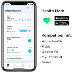 Withings ScanWatch 38 mm Smartwatch Fitness-Uhr Sportuhr...