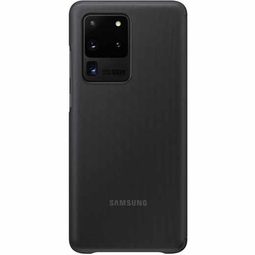 Samsung Clear View Cover  Bookstyle Case Handyh&uuml;lle Samsung Galaxy S20 Ultra schwarz