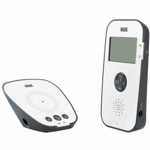 NUK Eco Control 530D plus Digitales Babyphone Schlafliedfunktion Nachtsicht wei&szlig;