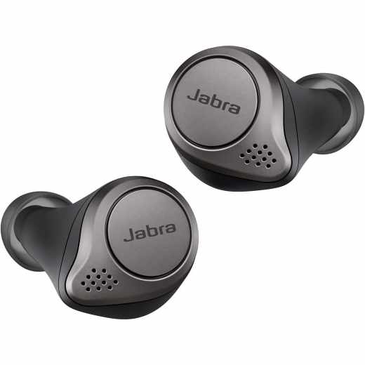 Jabra Elite 75t Wireless Earbuds Bluetooth Kopfh&ouml;rer Headset Stereo titanium black