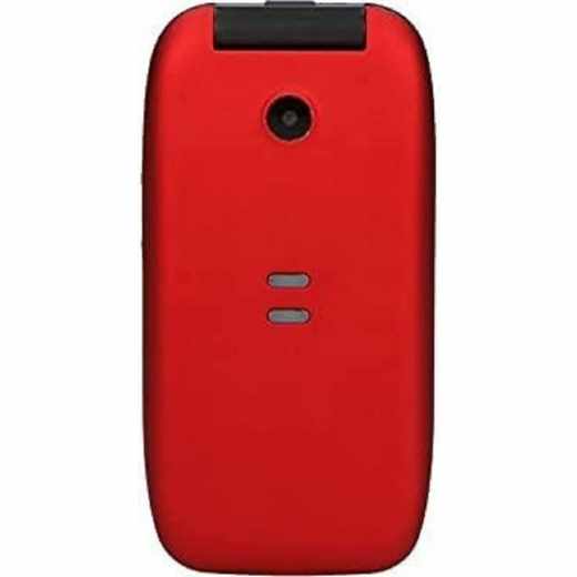 Profoon Klapptelefon 2,4 Zoll Seniorenhandy einfaches Tastenhandy Farbdisplay rot