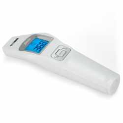 Alecto BC-37 Infrarot-Thermometer Stirnthermometer Fieberthermometer wei&szlig;