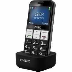 Fysic FM-7810 Senioren Telefon Seniorenhandy Tastenhandy Notruftaste Kamera schwarz