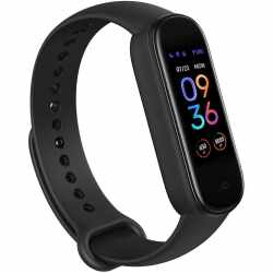 Amazfit Band 5 Fitness Armband 1,1 Zoll Tracker Schlaftracker Stresstracker schwarz