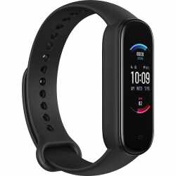 Amazfit Band 5 Fitness Armband 1,1 Zoll Tracker Schlaftracker Stresstracker schwarz