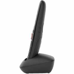 Gigaset E290HX ISDN-Telefon schnurlos DECT-Telefon h&ouml;rger&auml;tekompatibel schwarz