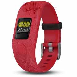 Garmin vivofit jr. 2 Star Wars Fitness Armband Tracker Lernfunktion Uhrzeit rot
