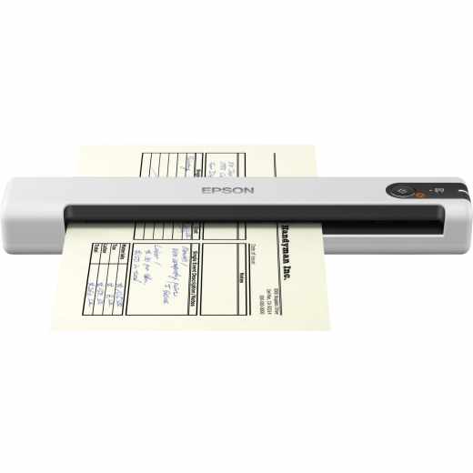 Epson Einzelblatt-Scanner WorkForce DS-70 Dokumenten-Scanner Mobiler Scanner wei&szlig;