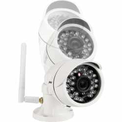 Alecto DVC-215IP Outdoor WIFI Kamera &Uuml;berwachungskamera Bewegungsmelder wei&szlig;