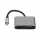 Networx USB-C Hub to HDMI/VGA Adapter Verteiler Stecker spacegrau