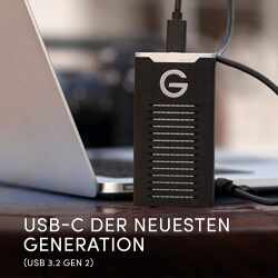 SanDisk Professional G-DRIVE 1TB externe SSD Festplatte 1.050 MB/s USB-C schwarz